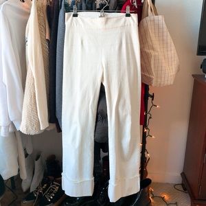 Avenue Montaigne white pants